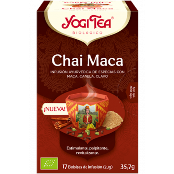 YOGI TEA Infusión Chai Maca 17 Bolsitas