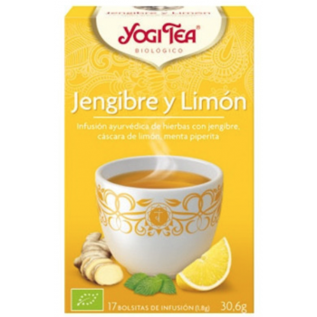 YOGI TEA Infusión Jengibre y Limón 17 Bolsitas