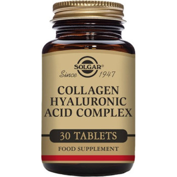 SOLGAR Collagen Hyaluronic Acid Complex 120 mg 30 Comprimidos