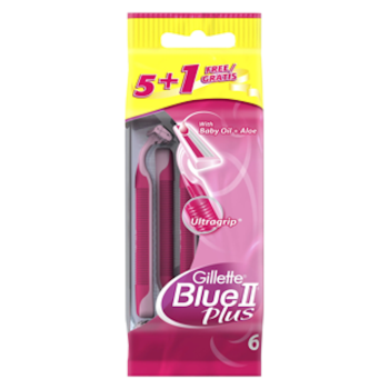 GILLETTE Blue II Plus Woman 6 uds