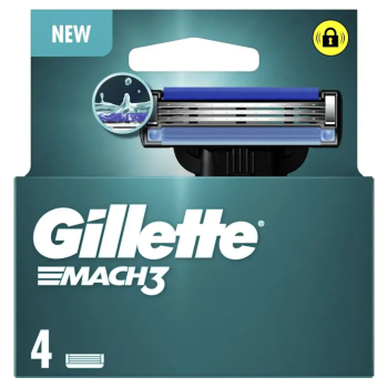 GILLETTE Recambio Mach3 4 recambios