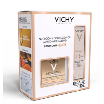 VICHY Neovadiol Pack crema reafirmante antimanchas SPF 50 + Capital Soleil UV-Age Daily Fluido Fotoprotector Diario SPF50+