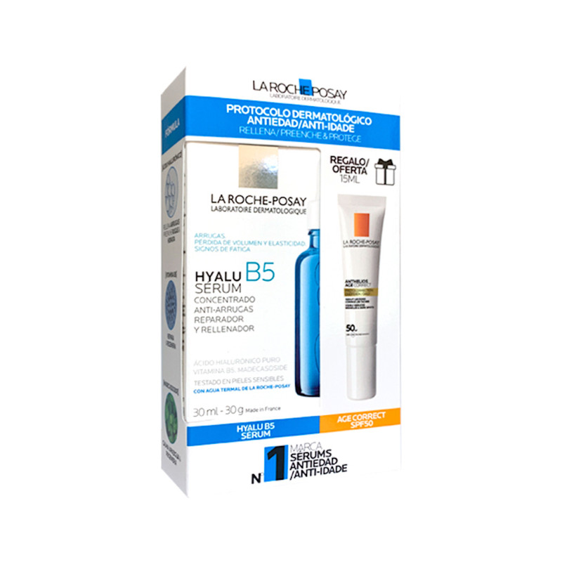 LA ROCHE POSAY Pack HYALU B5 Sérum + ANTHELIOS  Age Correct SPF50+