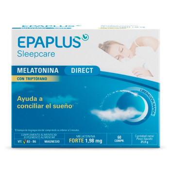 EPAPLUS Melatonina Direct con triptófano 60 comprimidos