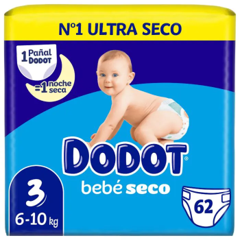 DODOT Pañal Infantil Talla 3 (4 -10 kg) 32 uds