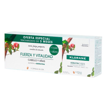 KLORANE Keratincaps trío fuerza y vitalidad 3x30 cápsulas