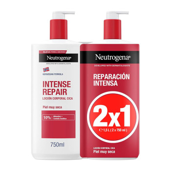 NEUTROGENA Duplo Loción Corporal Cica Reparación Intensa 2 x 750 ml