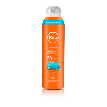 BE+ Skinprotect aerosol transparente corporal SPF50 200ml