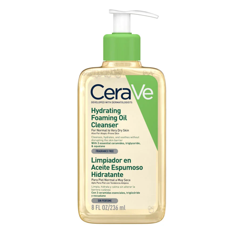 CERAVE Limpiador en aceite espumoso hidratante 473 ml