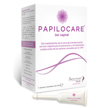 PAPILOCARE Gel Vaginal 7 Cánulas 5 ml