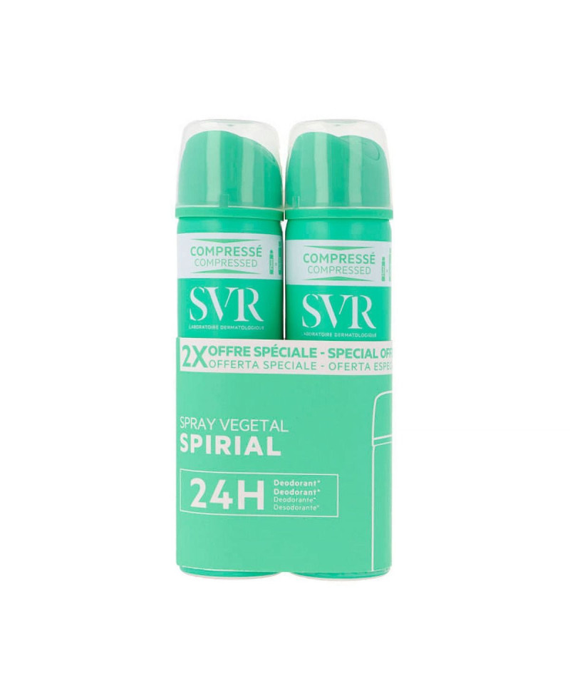 SVR Spirial Duplo Desodorante Spray Vegetal 2 x 75 ml