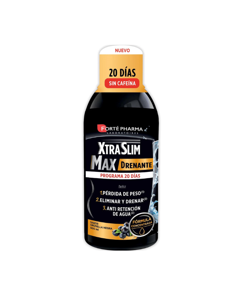 FORTE PHARMA Xtraslim max drenante sabor grosella negra 500 ml