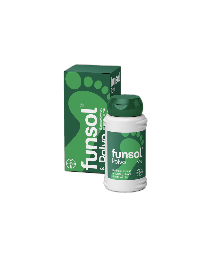 FUNSOL Desodorante en polvo pies 60g