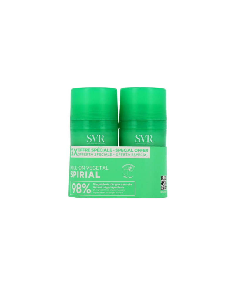 SVR Spirial Vegetal Duplo Desodorante 24h 2 x 50 ml