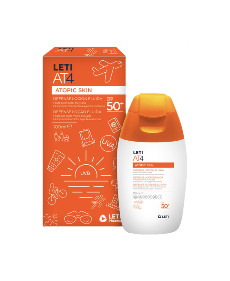 LETI AT4 Defense Loción Fluida SP50+ 100 ml