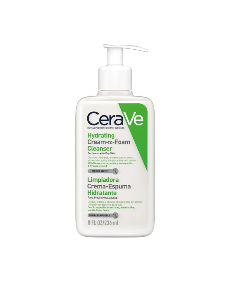 CERAVE Limpiador crema-espumosa hidratante 236 ml