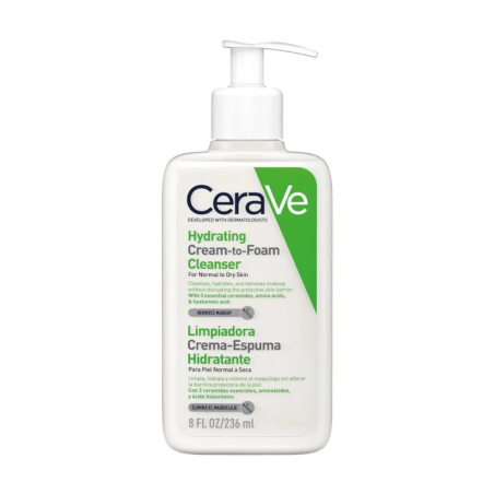 CERAVE Limpiador crema-espumosa hidratante 236 ml