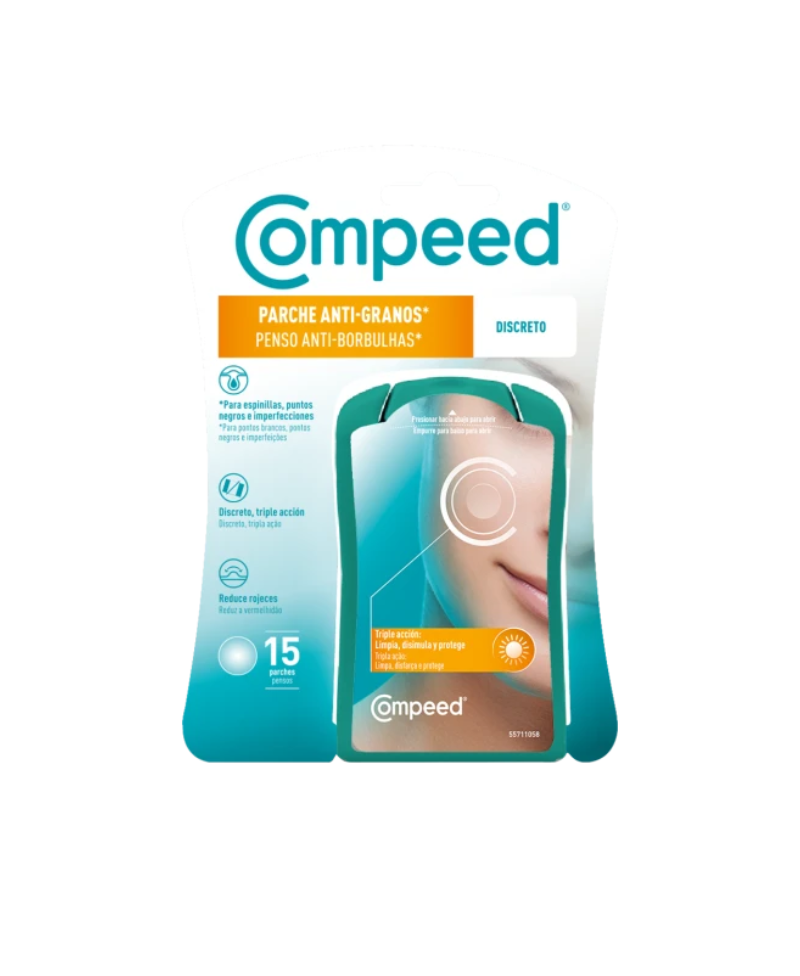 COMPEED Parche Antigranos Discreto 15 uds