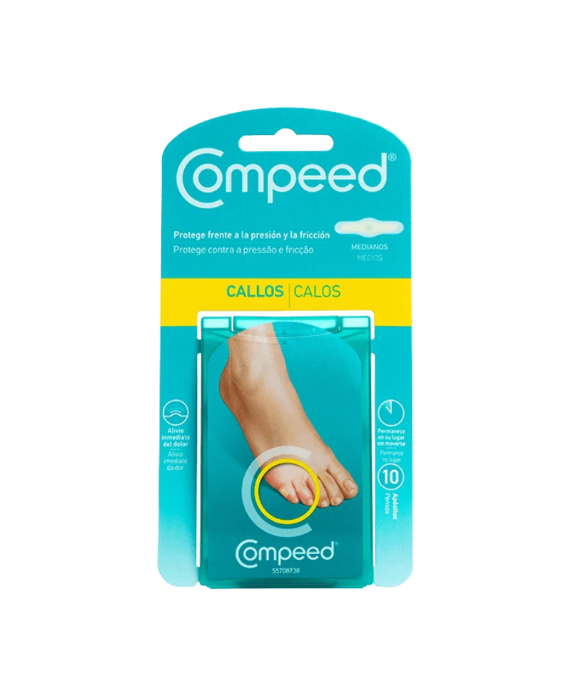 COMPEED Callos Hidrocoloide Talla Mediana 10 uds