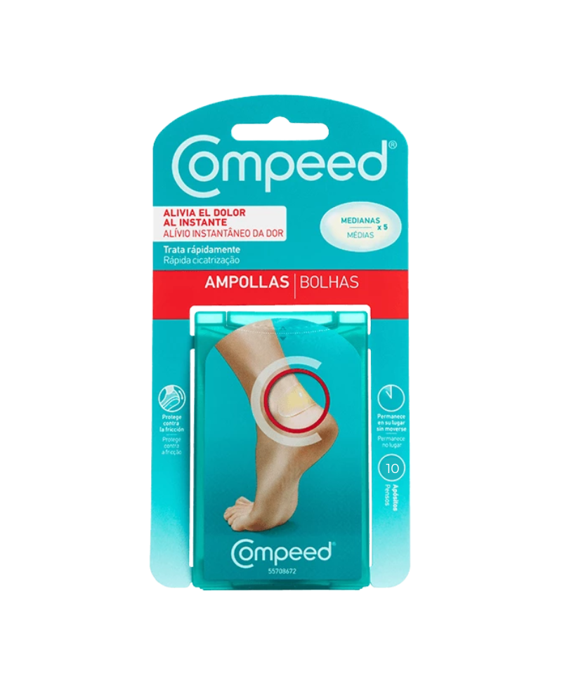 COMPEED Ampollas Hidrocoloide Talla Mediana 10 uds