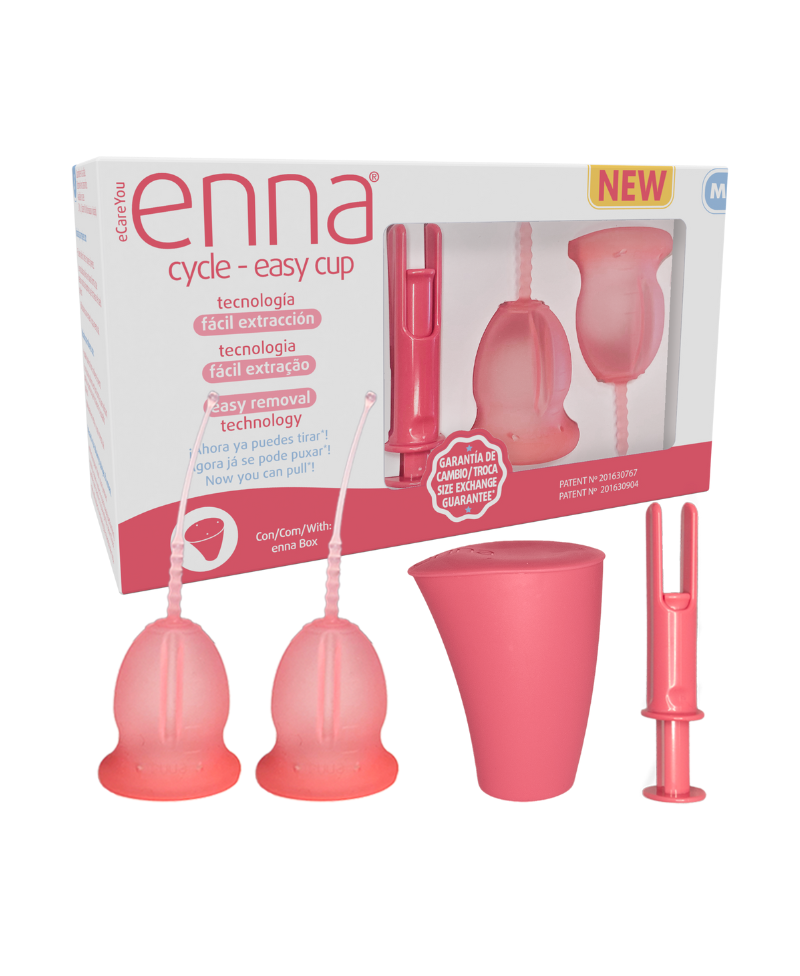 ENNA Duplo Cycle-easy cup con aplicador Talla M