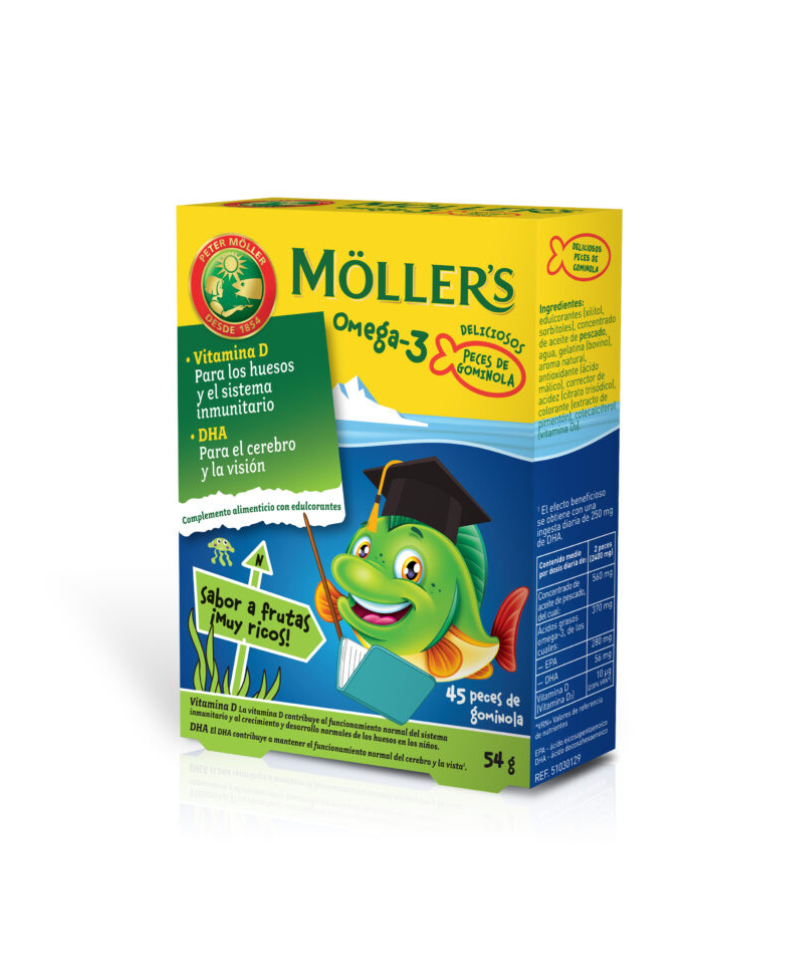 MÖLLER´S Omega 3 45 gominolas