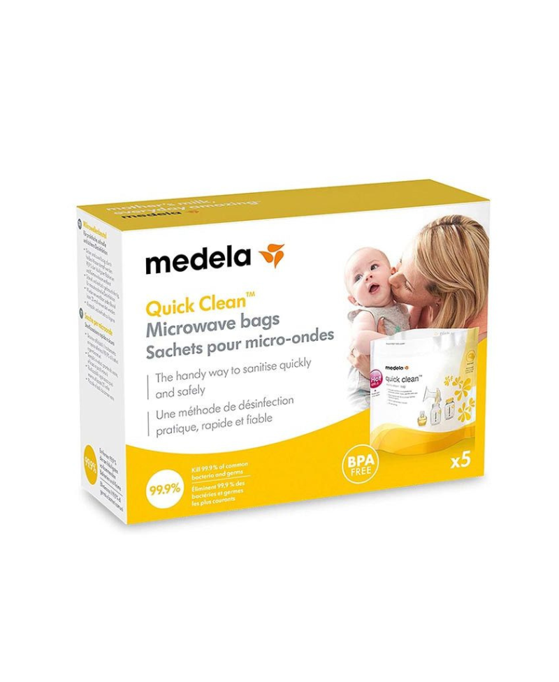 Medela Quick Clean Bolsas de esterilización para microondas  5 uds