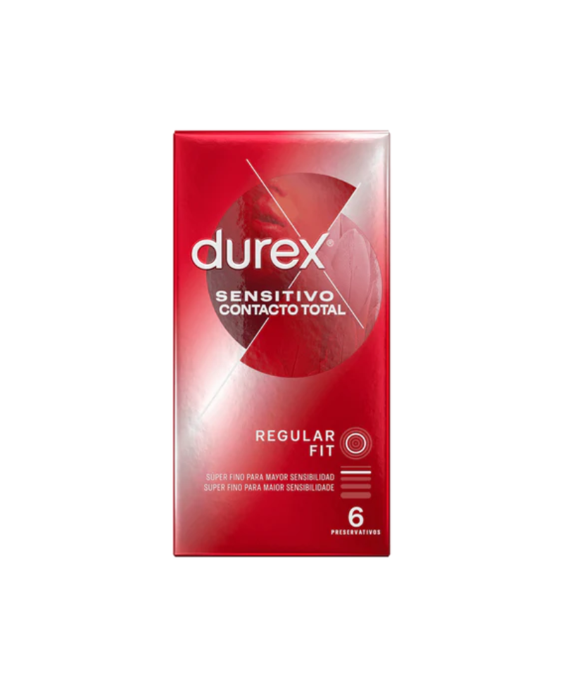 DUREX Preservativos Sensitivo Contacto Total 6 uds