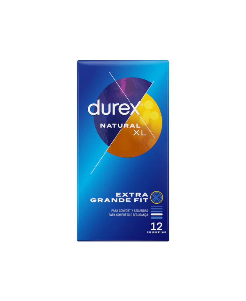 DUREX Preservativos Natural XL 12 uds