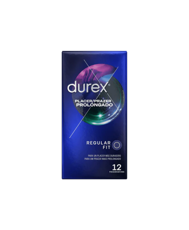 DUREX Preservativos Placer Prolongado 12 uds