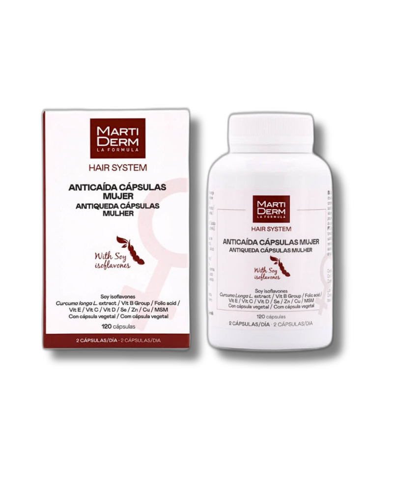 MARTIDERM Hair system anticaida mujer 120 capsulas