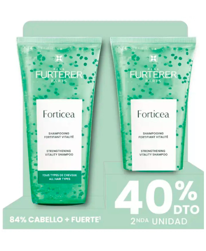 RENE FURTERER Duplo Forticea Champú Fortificante y Revitalizante 2 x 200 ml