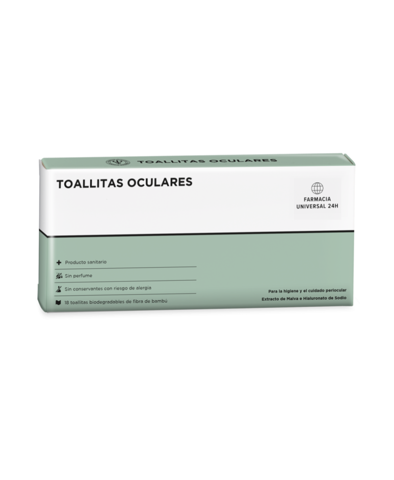 FARMACIA UNIVERSAL Toallitas Oculares 18 Uds