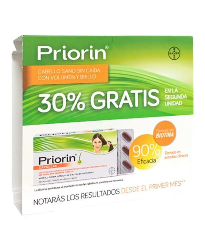 Priorin Duplo 2 x 60 Cápsulas