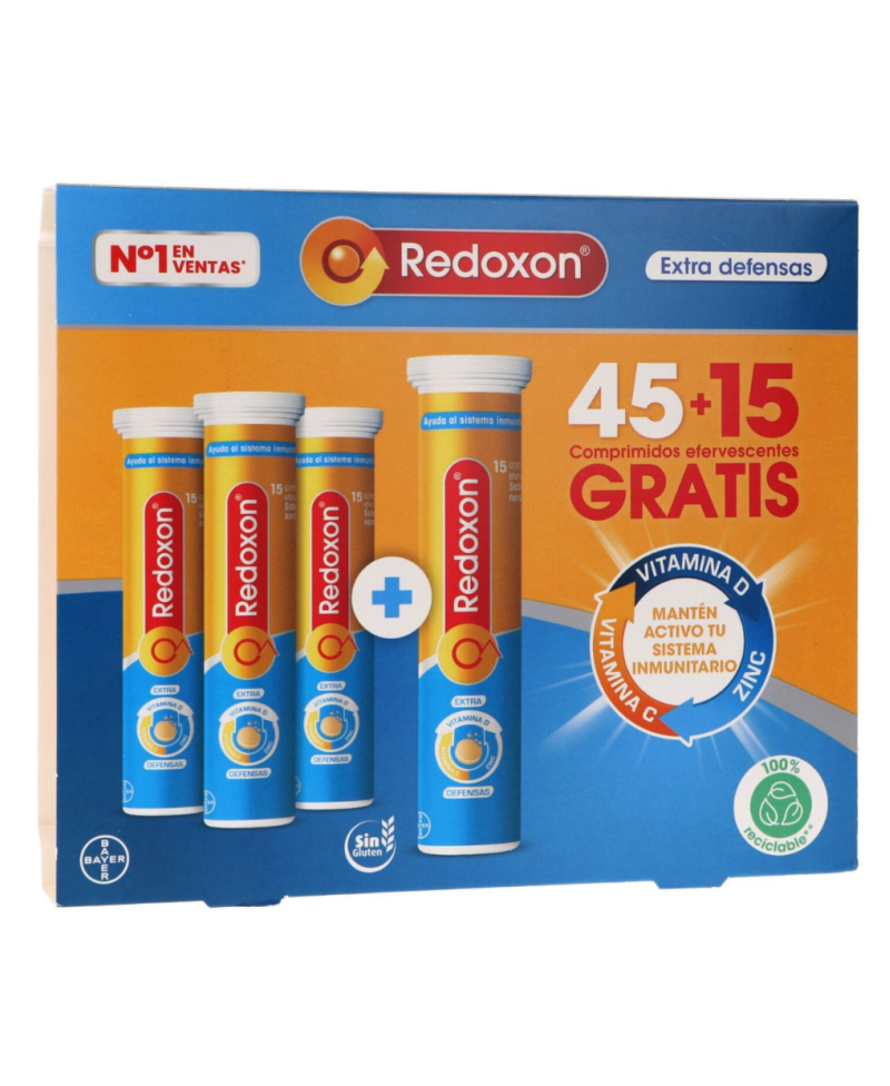 REDOXON EXTRA DEFENSAS 30 + 15 COMP GRATIS