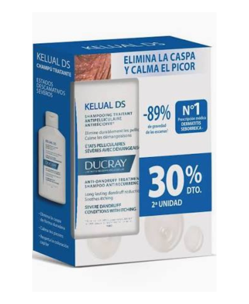 Ducray Kelual Ds Duplo Champú Tratante 2 x 100 ml