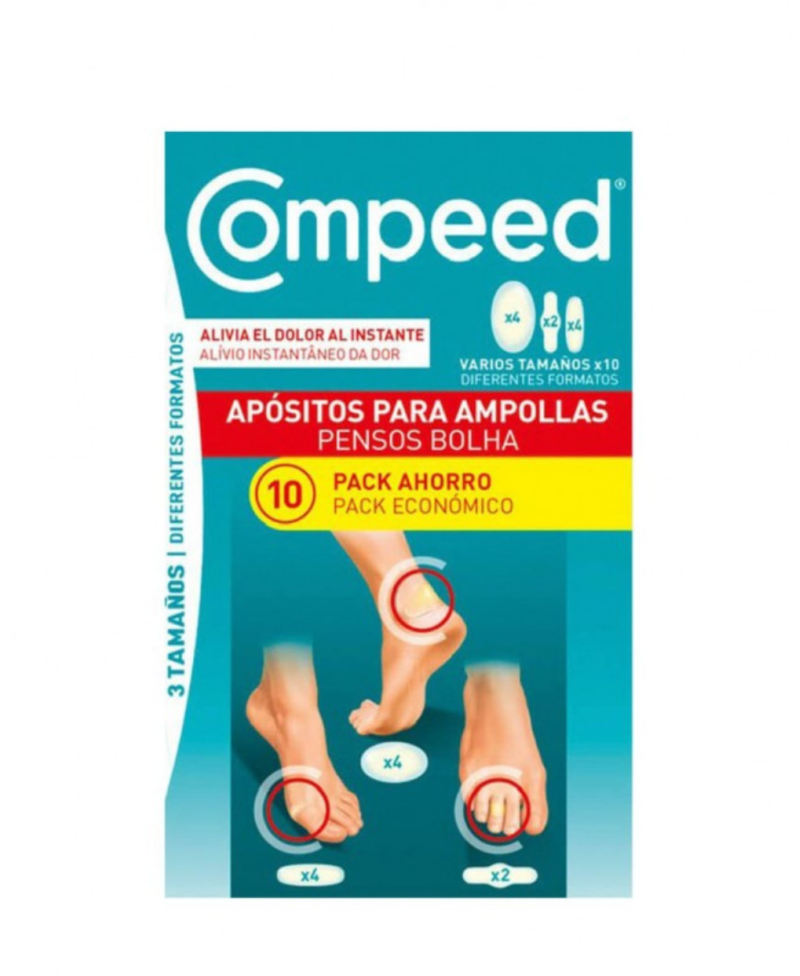 Compeed Ampollas Surtido 3 Tamaños 10 Unidades