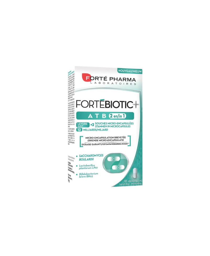 FORTE PHARMA ForteBiotic+ ATB 10 Cápsulas