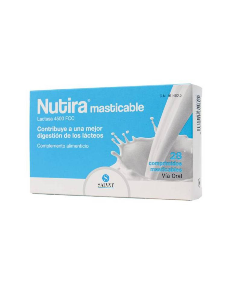 NUTIRA Lactasa 4500 Fcc 28 comp masticables