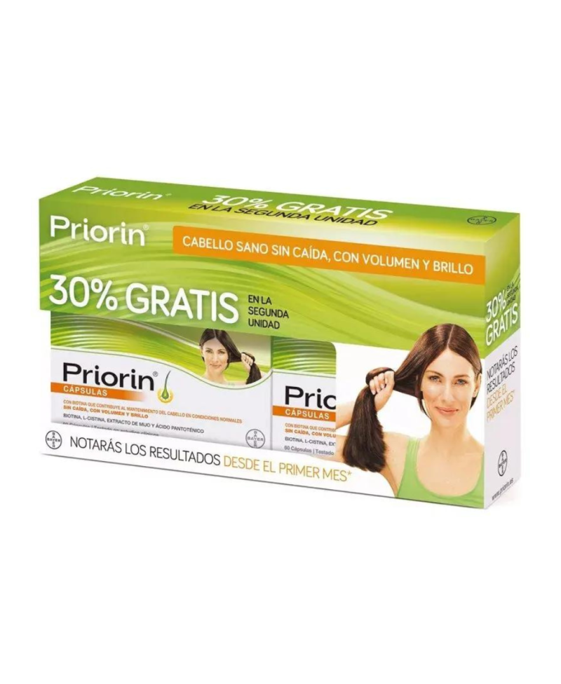 PRIORIN Duplo 2 x 60 Cápsulas