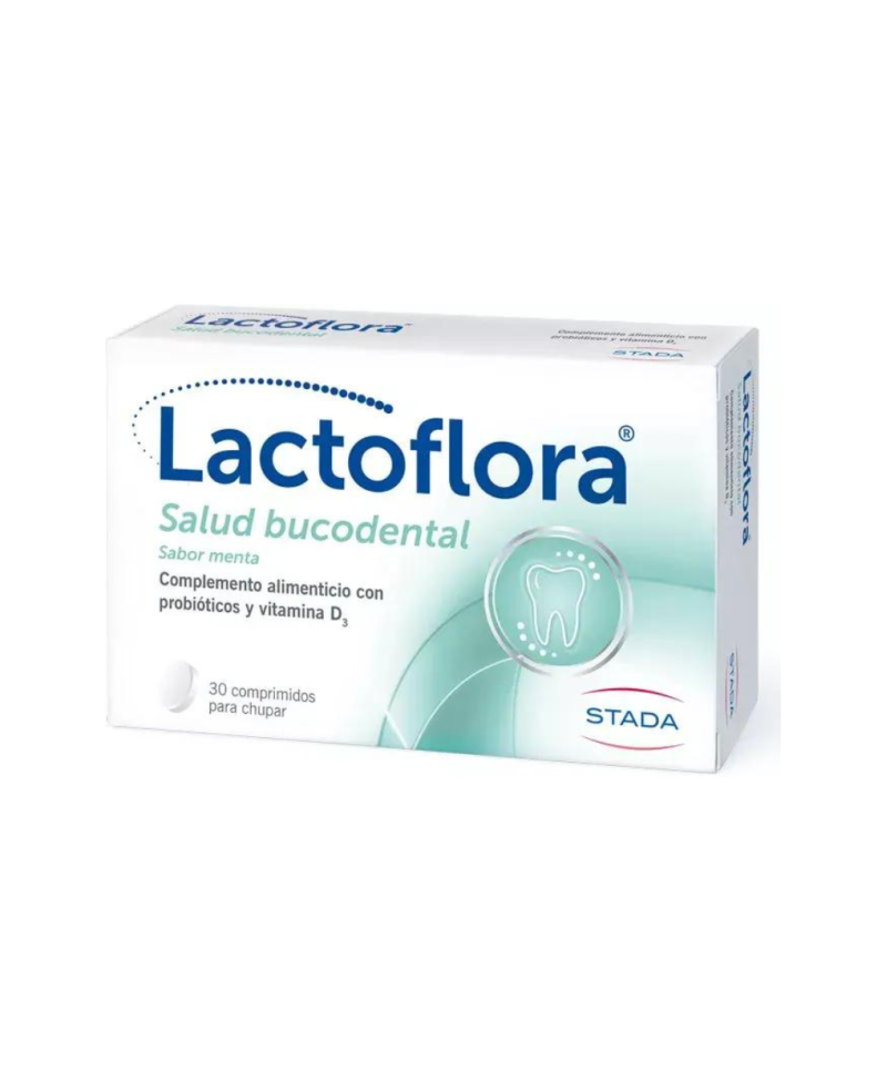 LACTOFLORA Bucodental menta 30 comprimidos