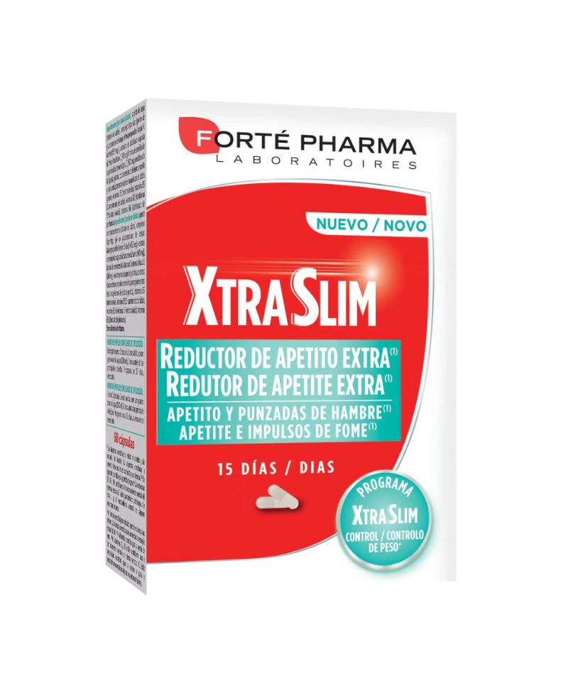 FORTE PHARMA Xtraslim Reductor Apetito Extra 60 Capsulas