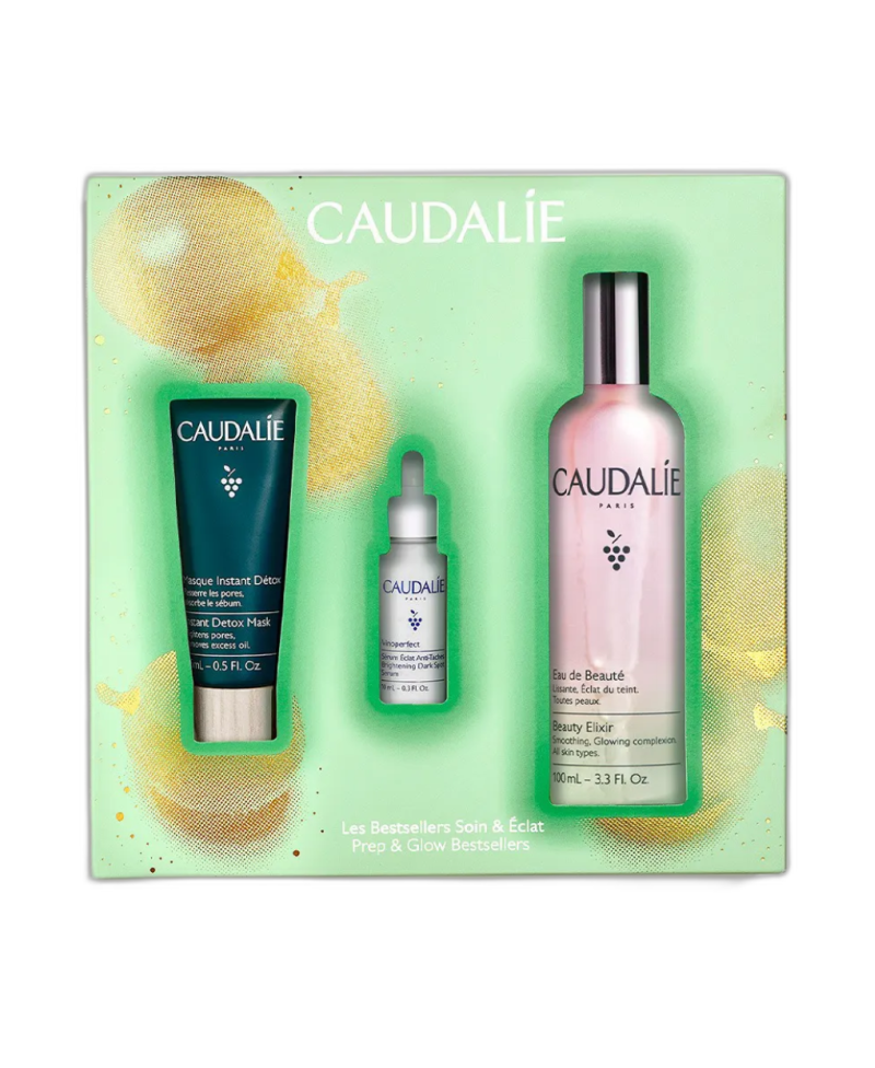 CAUDALIE Cofre Trío Best-sellers Cuidado y Luminosidad