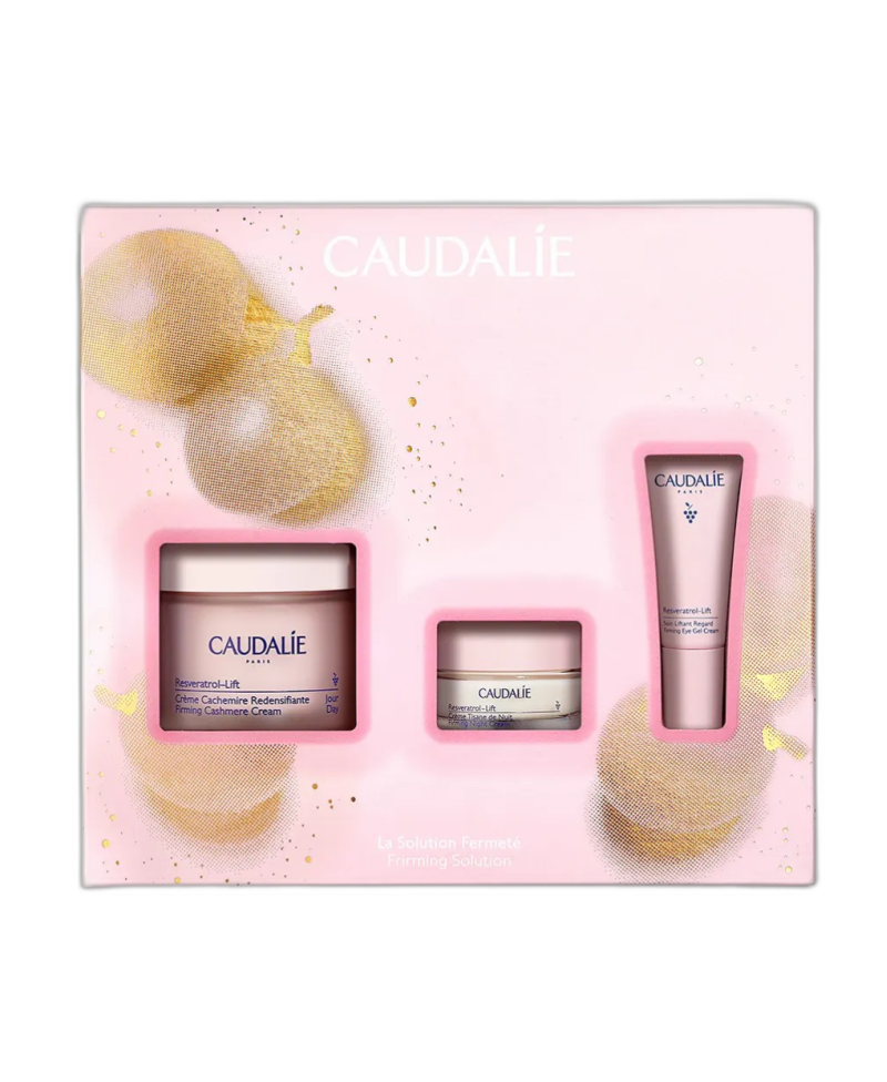 CAUDALIE Cofre Resveratrol Lift Cachemir 50ml + Regalos Tisana noche y contorno de ojos