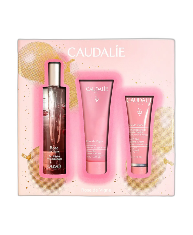 CAUDALIE Cofre Rose de Vignes Agua refrescante 50ml + Regalos