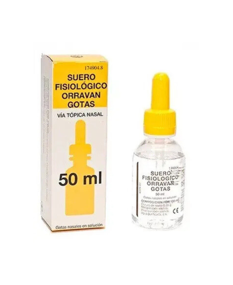 ORRAVAN Suero fisiologico gotas 50 ml