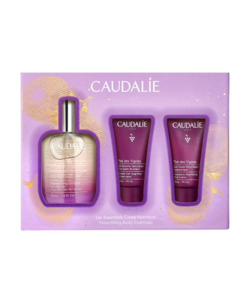 CAUDALIE Cofre Aceite de Tratamiento Nutritivo 50ml + Regalos gel de ducha