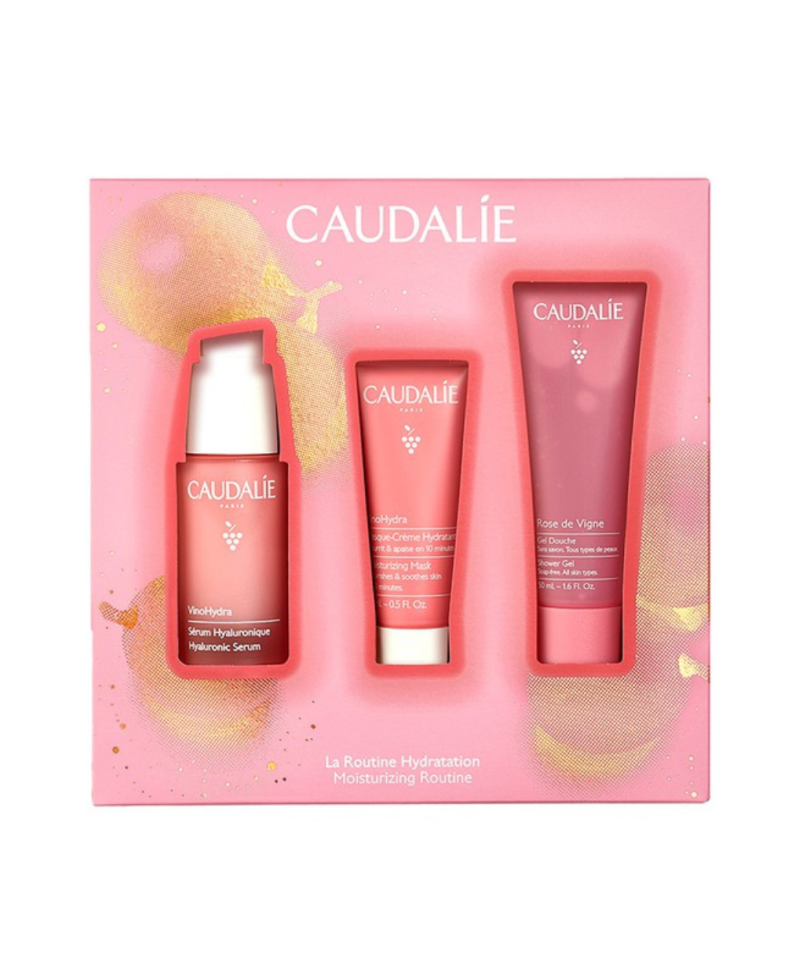 CAUDALIE Cofre Vinohydra Serum Hialuronico 30ml + Regalo mascarilla hidratante y gel de ducha