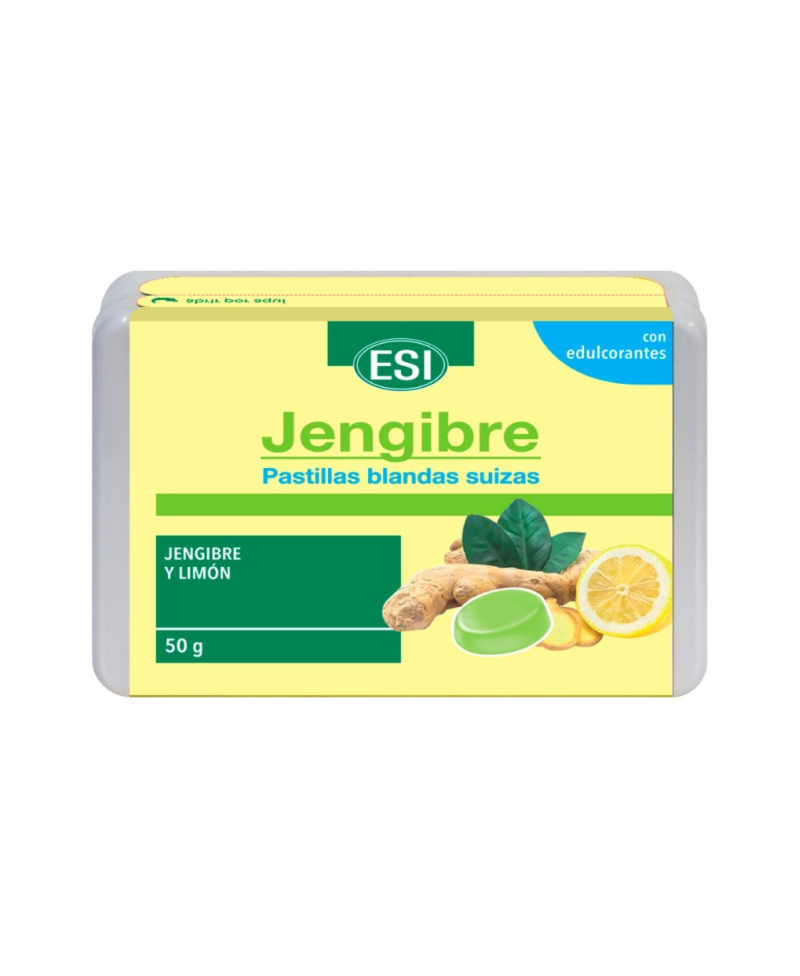 ESI Pastillas blandas jengibre y limon 50g