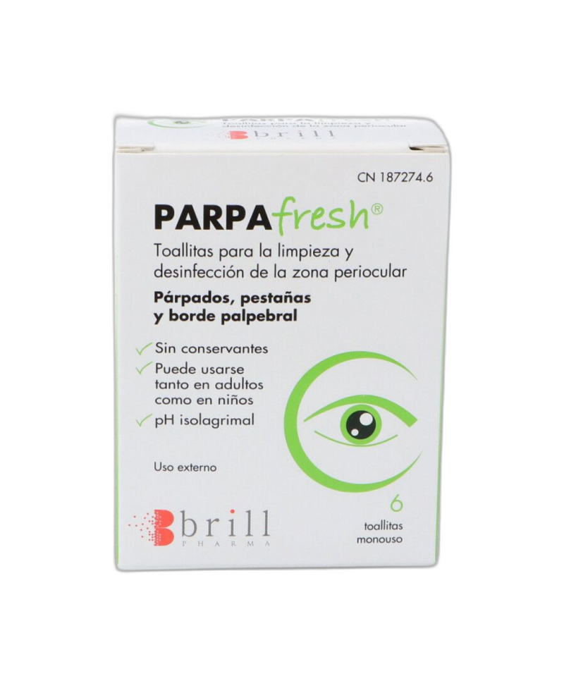 Brill Pharma Parpafresh 6 Toaliitas